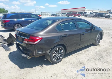 2014 Honda Civic Ex z USA, uszkodzony, nr VIN 2HGFB2F8XEH510602